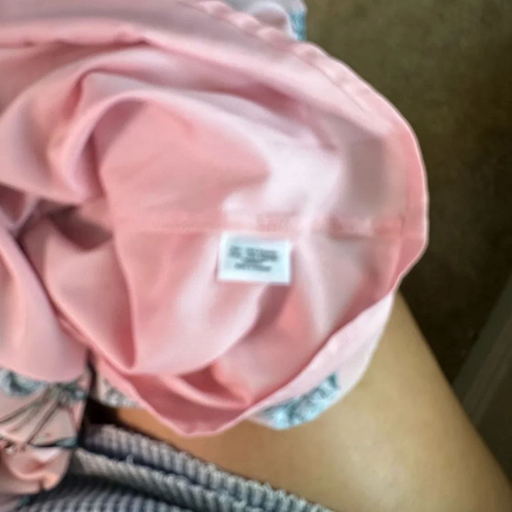 a.n.a Pink Flutter Sleeve Ruffled Blouse - Picture 8 of 11